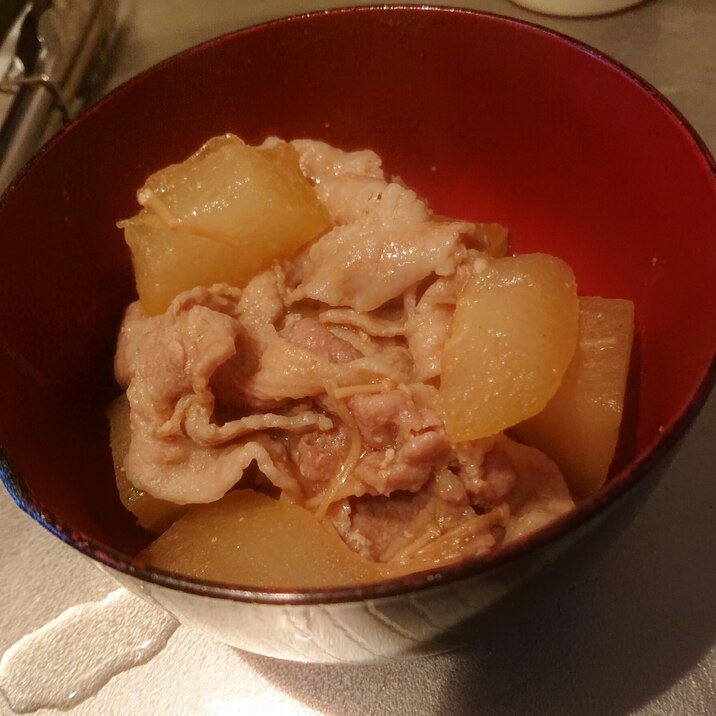 冬瓜と豚バラの味噌煮